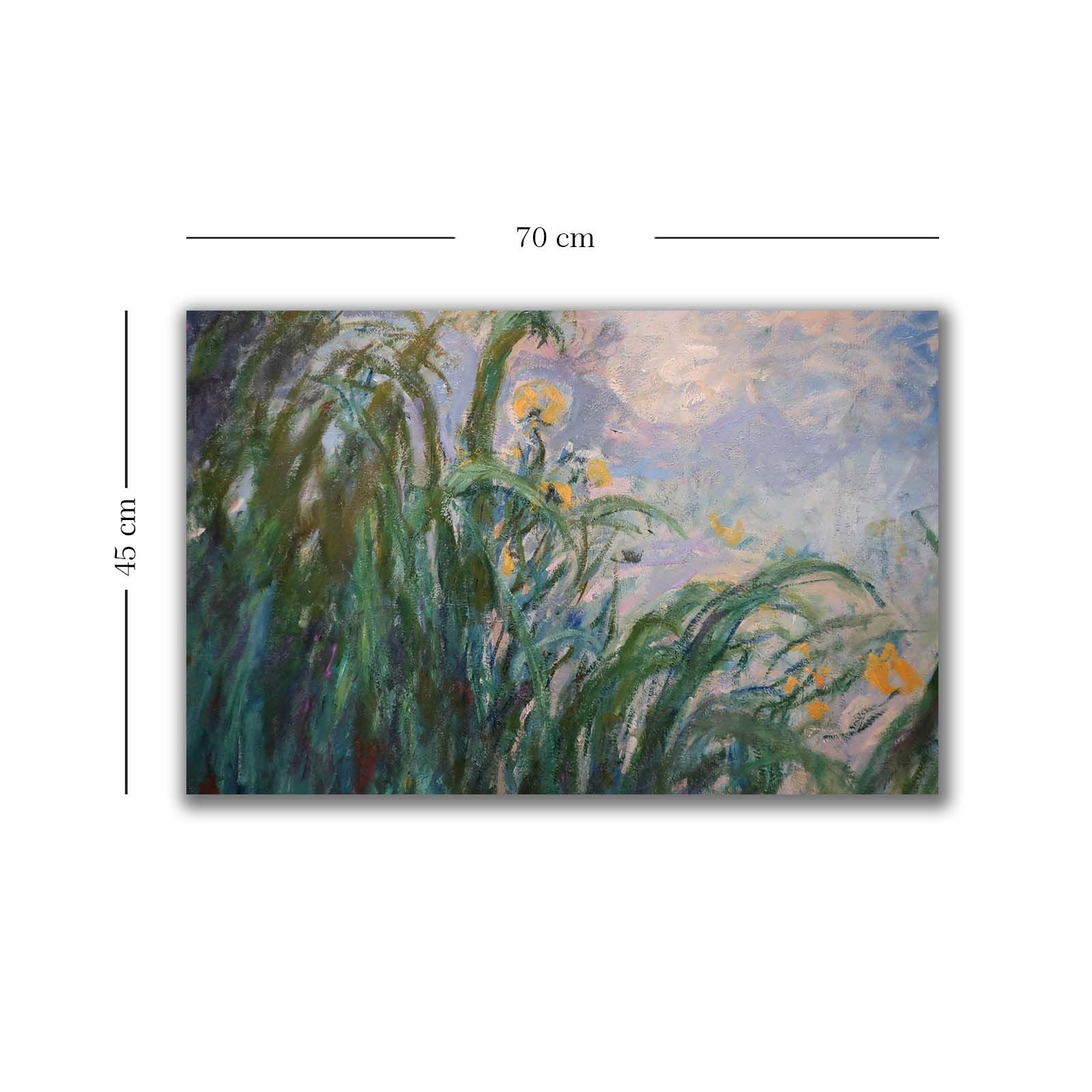 Quadro em Canvas 100% Multicolor 45 x 70 cm com Moldura de Pinho