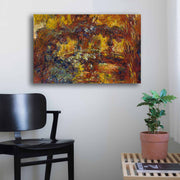 Quadro em Tela Decorativo Multicolor 45x70 cm, Tela 100% (2,8 mm) com Moldura em Madeira de Pinho