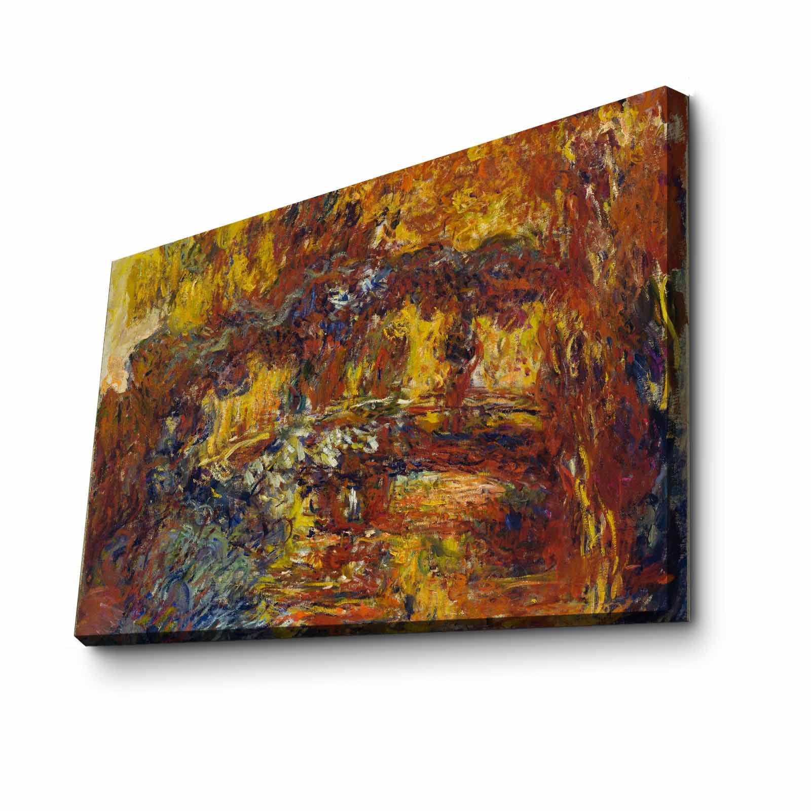 Quadro em Tela Decorativo Multicolor 45x70 cm, Tela 100% (2,8 mm) com Moldura em Madeira de Pinho