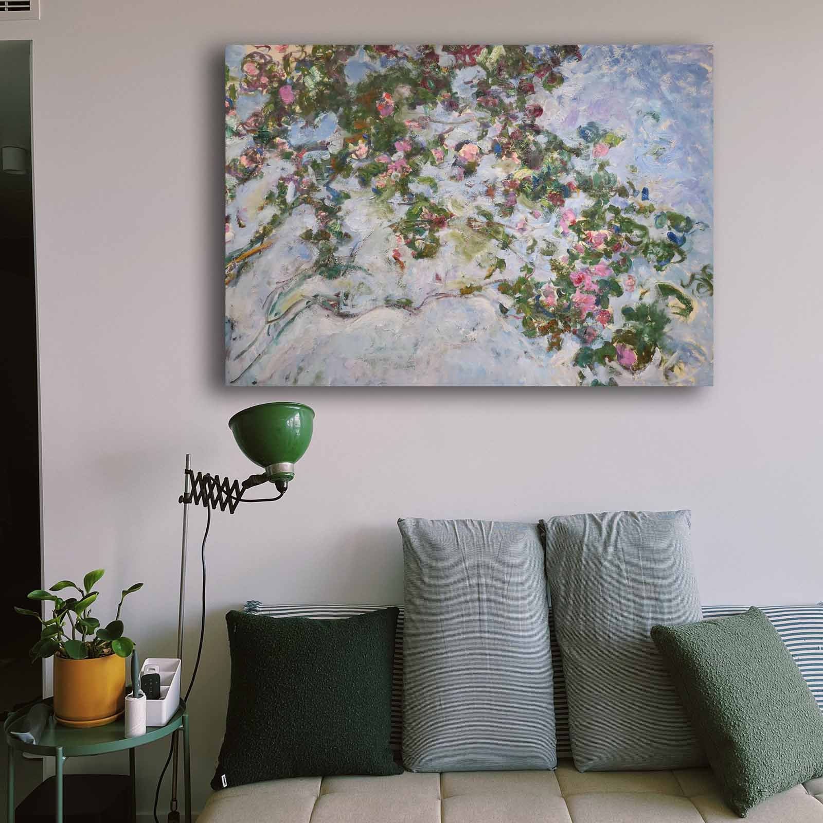 Pintura decorativa em tela – 70 x 100 cm – madeira de pinho – 100% tela