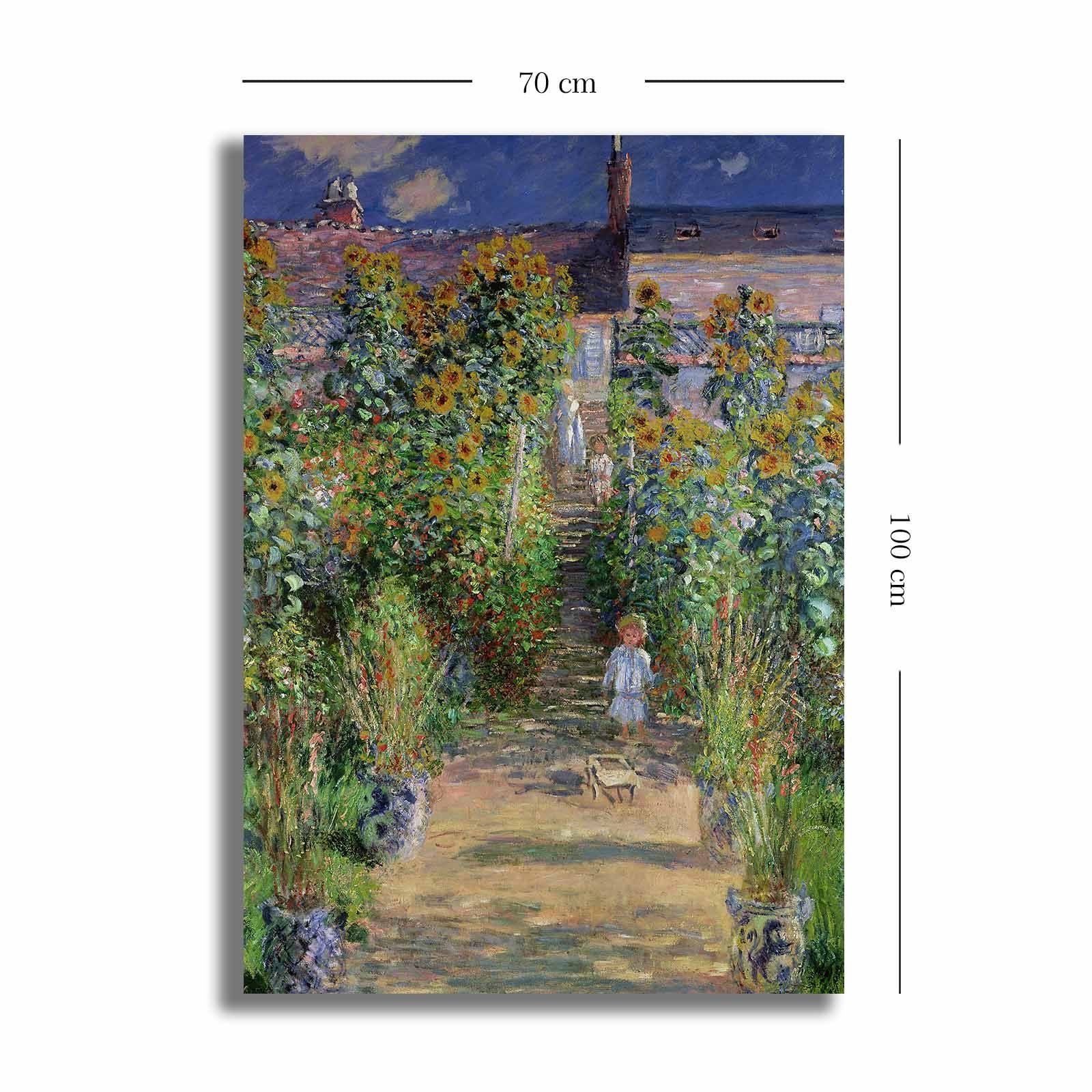 Pintura decorativa em tela – 70 x 100 cm – madeira de pinho