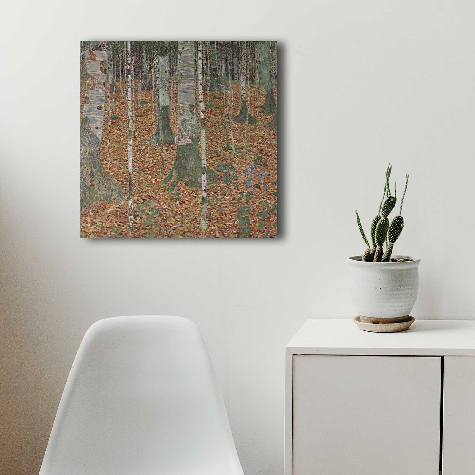 Quadro Decorativo em Tela 45x45cm - Moldura de Madeira Premium - Arte Multicolor para Decoração de Interiores