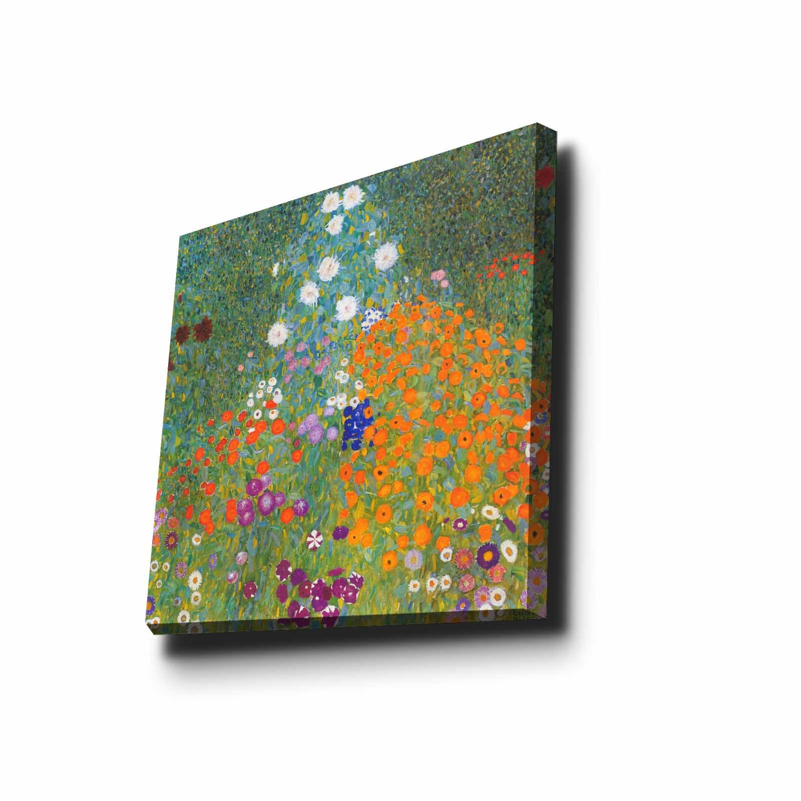 Quadro Decorativo em Tela 45x45cm - Moldura de Madeira Premium - Arte Multicolor para Decoração de Interiores