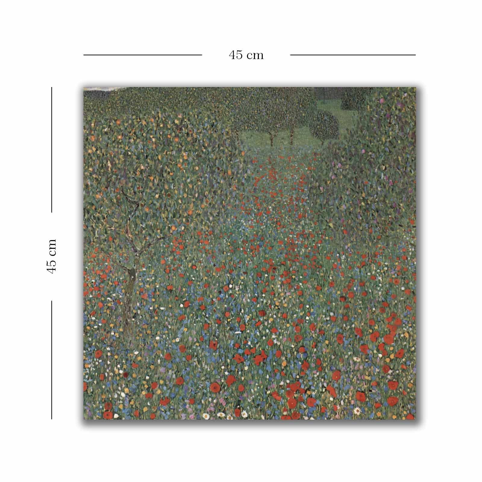 Quadro Decorativo em Tela 45x45cm - Moldura de Madeira Premium - Arte Multicolor para Decoração de Interiores