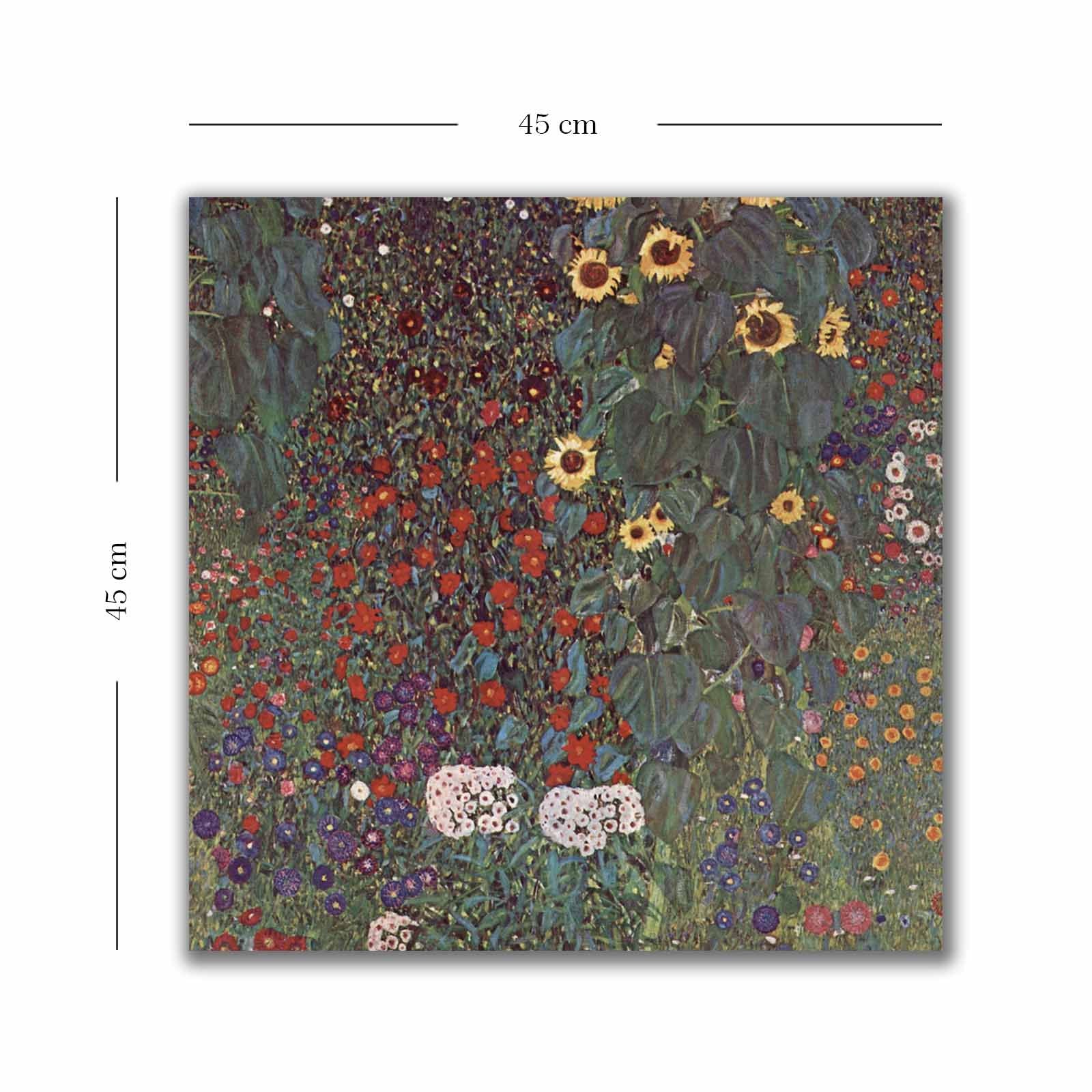 Quadro Decorativo em Tela 45x45cm - Moldura de Madeira Premium - Arte Multicolor para Decoração de Interiores