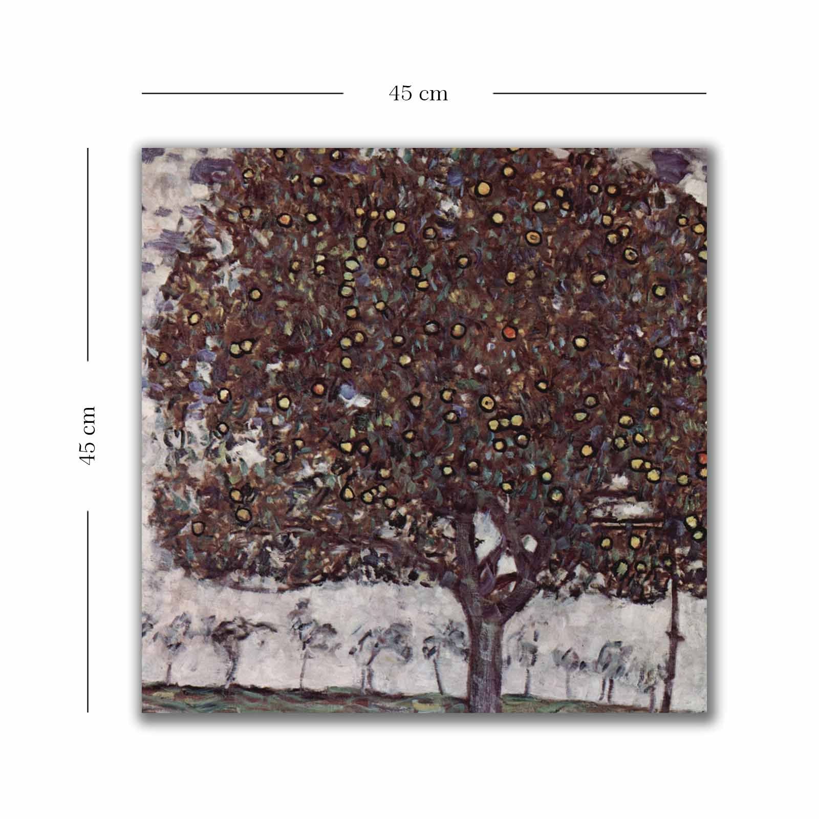Quadro Decorativo em Tela 45x45cm - Moldura de Madeira Premium - Arte Multicolor para Decoração de Interiores