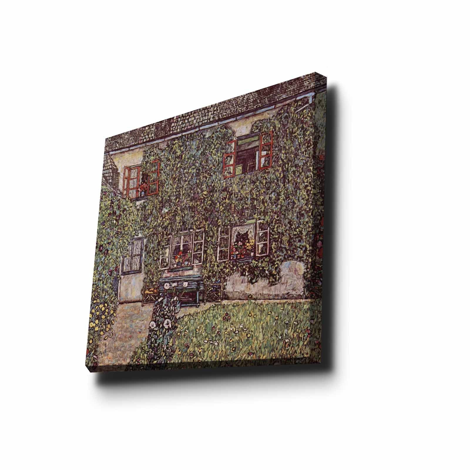 Quadro Decorativo em Tela 45x45cm - Moldura de Madeira Premium - Arte Multicolor para Decoração de Interiores