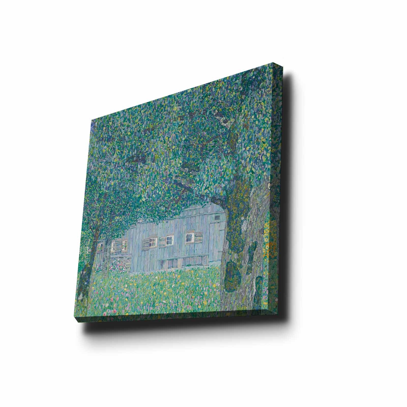 Quadro Decorativo em Tela 45x45cm - Moldura de Madeira Premium - Arte Multicolor para Decoração de Interiores