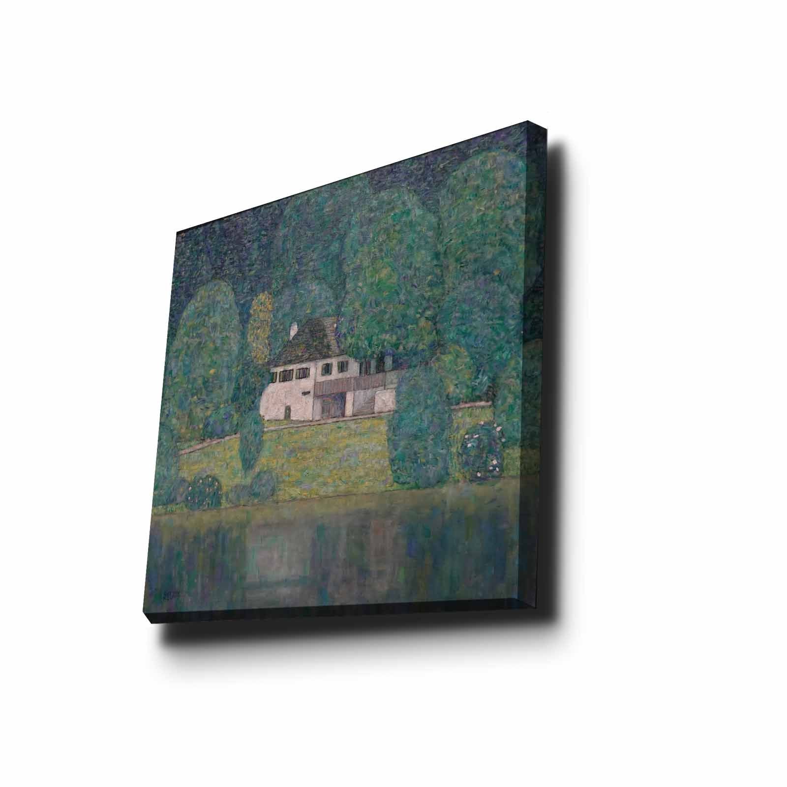Quadro Decorativo em Tela 45x45cm - Moldura de Madeira Premium - Arte Multicolor para Decoração de Interiores