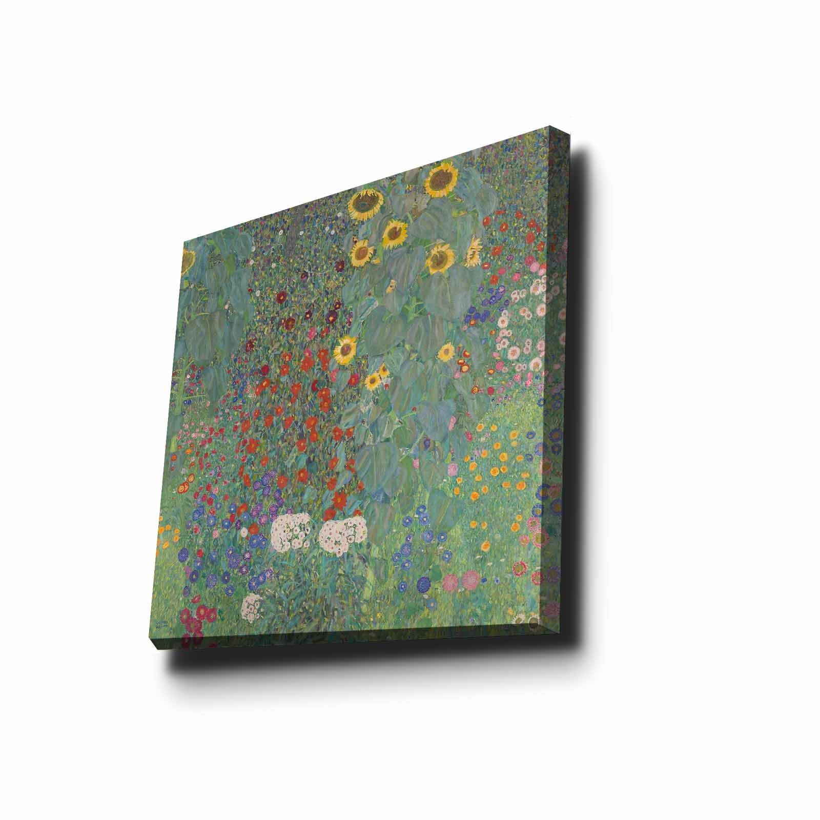 Quadro Decorativo em Tela 45x45cm - Moldura de Madeira Premium - Arte Multicolor para Decoração de Interiores
