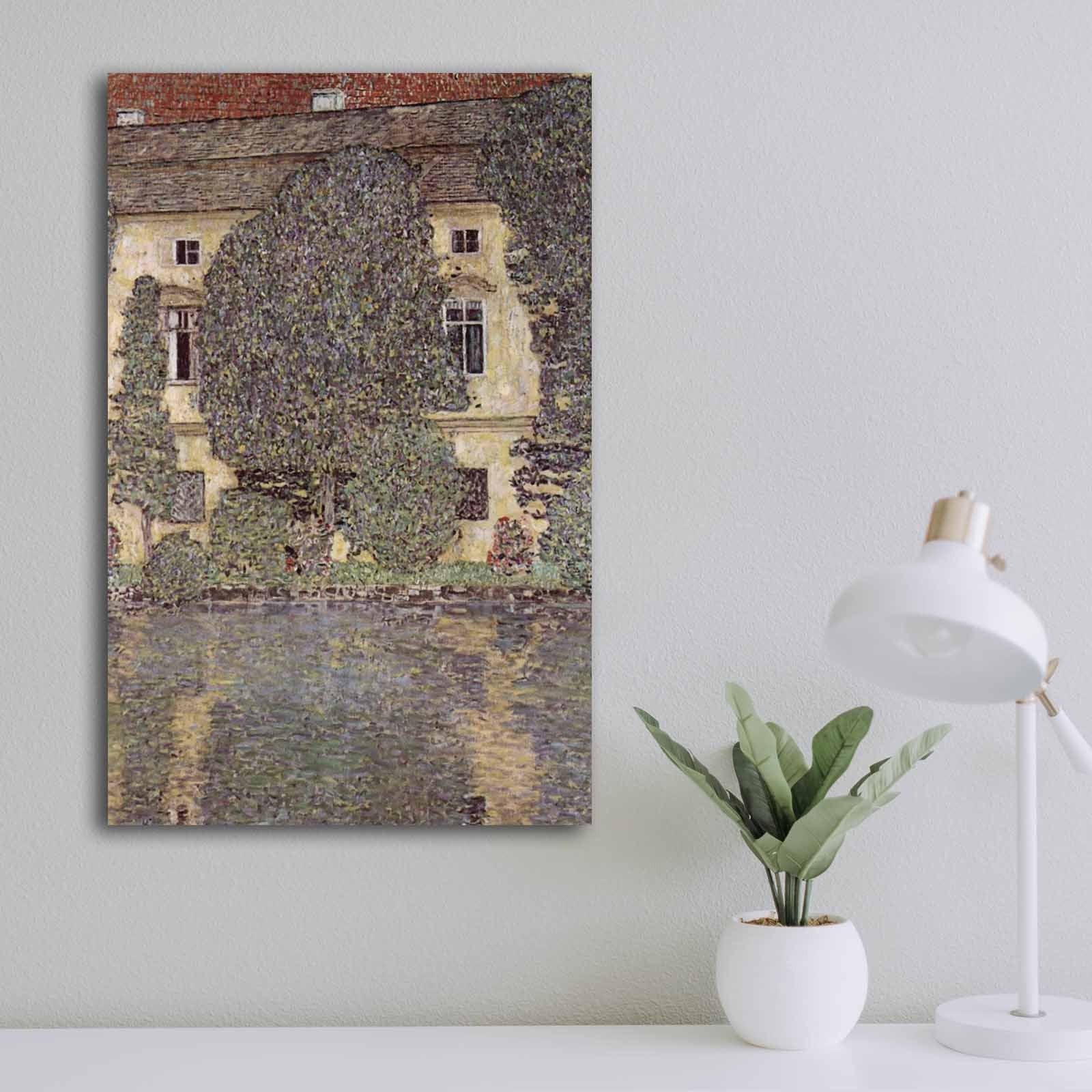 Quadro Decorativo em Tela Multicolor 45x70cm com Moldura de Madeira - Arte Premium para Decoração de Interiores