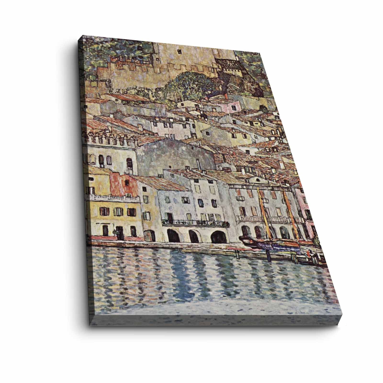 Quadro Decorativo em Tela Multicolor 45x70cm com Moldura de Madeira - Arte Premium para Decoração de Interiores