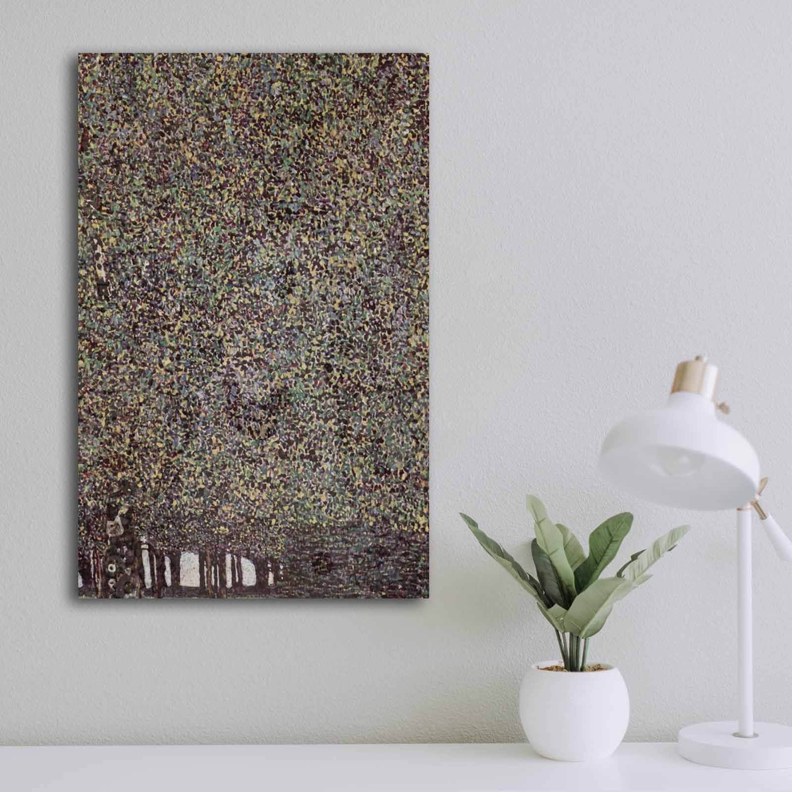 Quadro Decorativo em Tela Multicolor 45x70cm com Moldura de Madeira - Arte Premium para Decoração de Interiores