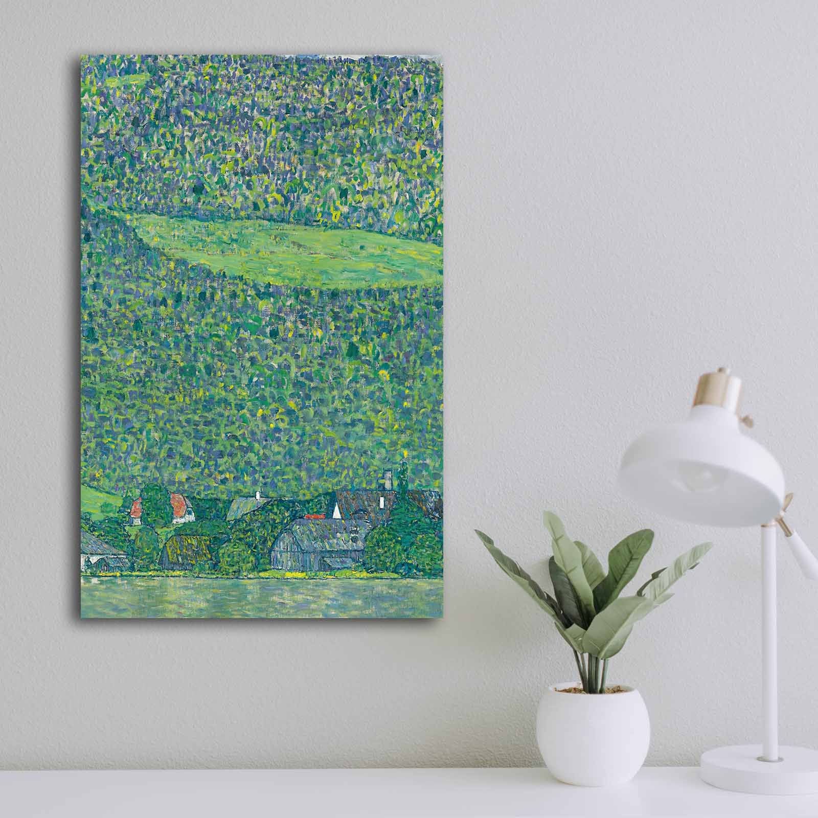 Quadro Decorativo em Tela Multicolor 45x70cm com Moldura de Madeira - Arte Premium para Decoração de Interiores