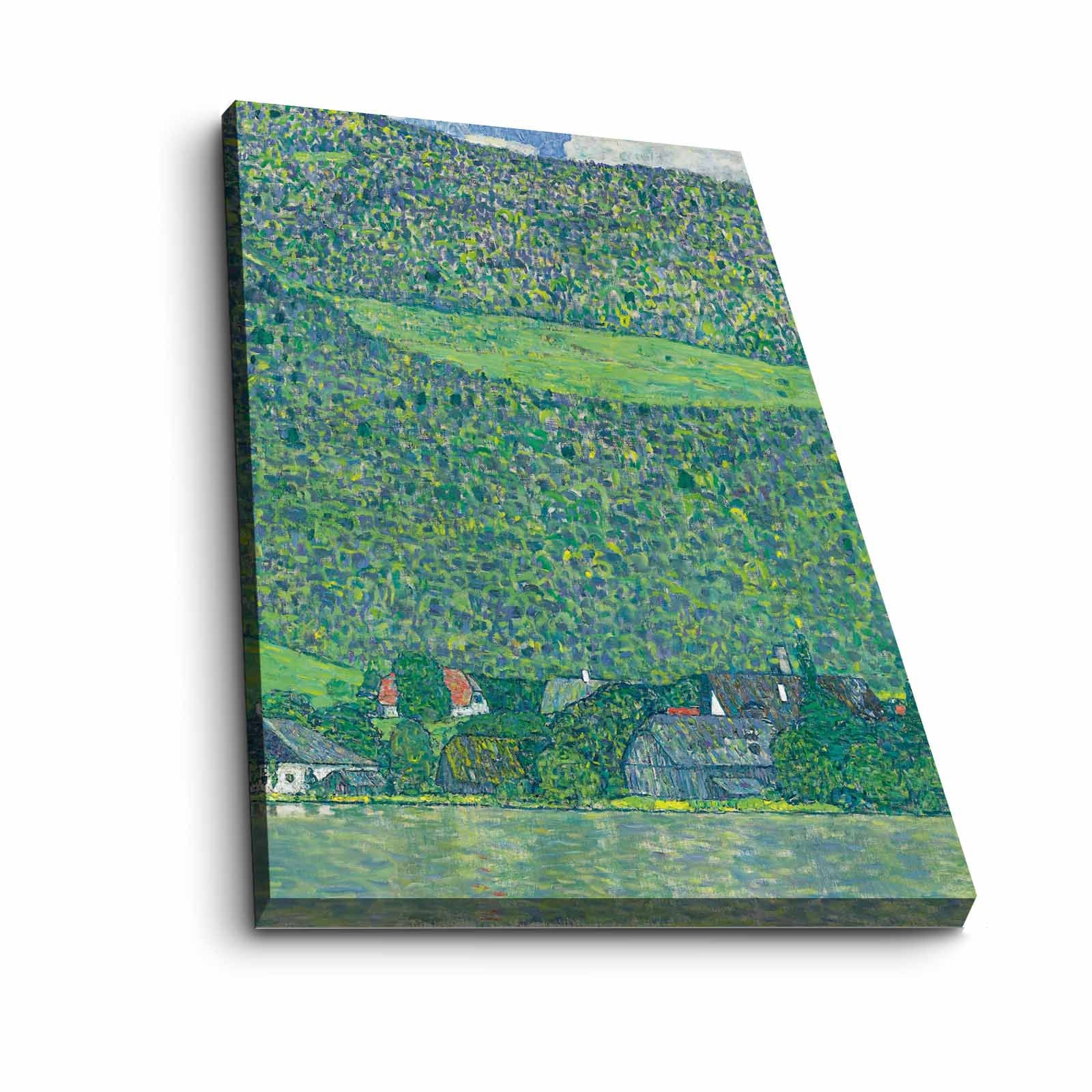 Quadro Decorativo em Tela Multicolor 45x70cm com Moldura de Madeira - Arte Premium para Decoração de Interiores