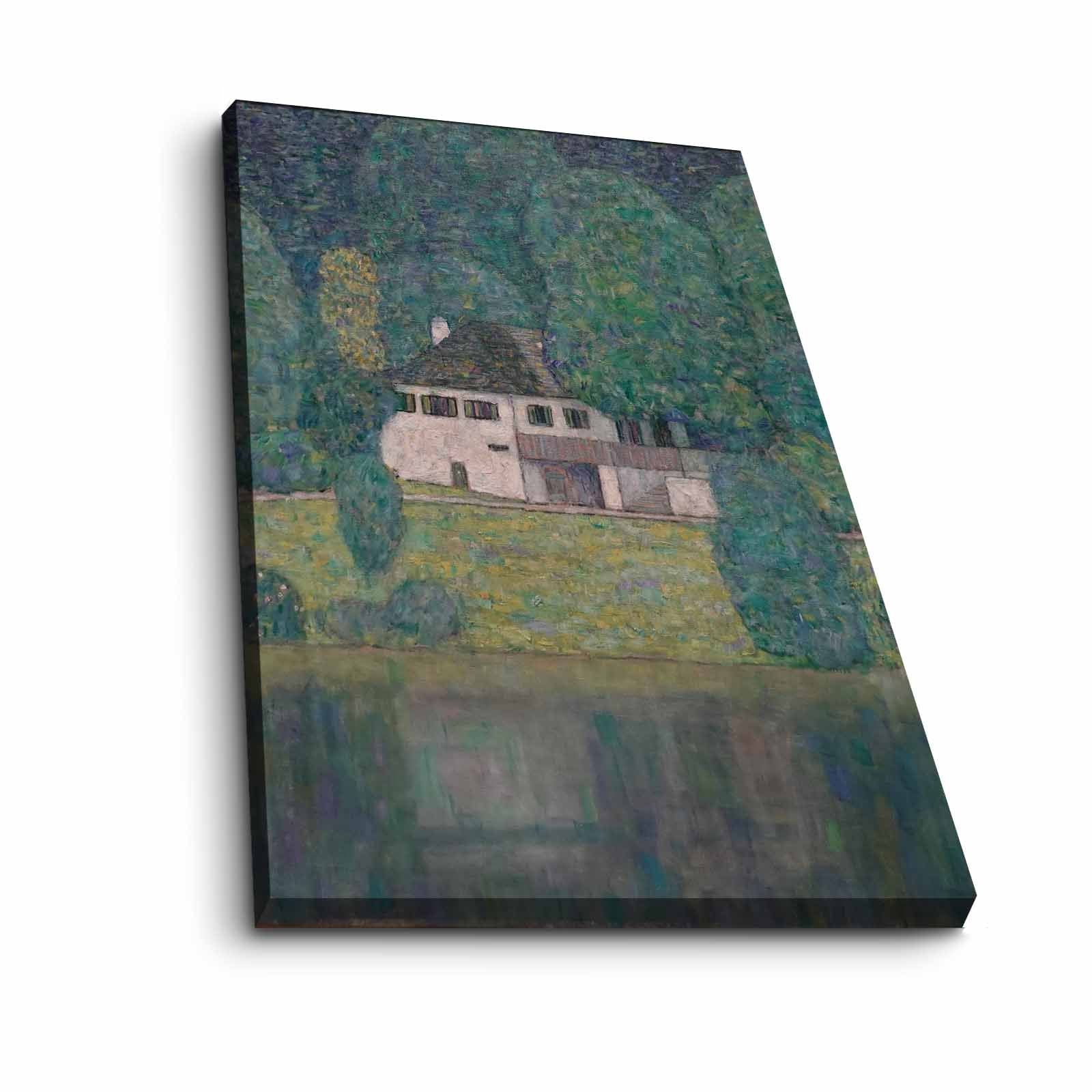 Quadro Decorativo em Tela Multicolor 45x70cm com Moldura de Madeira - Arte Premium para Decoração de Interiores