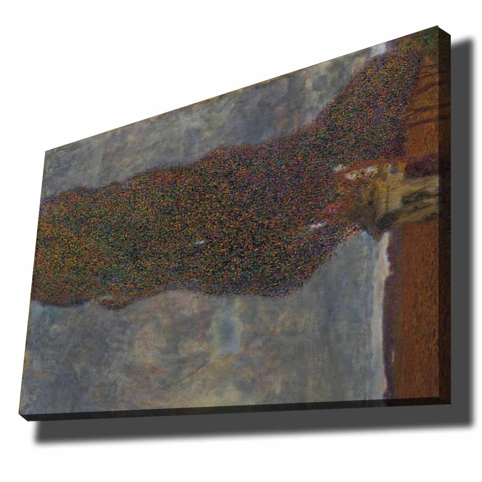 Quadro Decorativo em Tela 70x100cm - Moldura de Madeira Premium - Arte Multicolor para Transformar o Seu Espaço