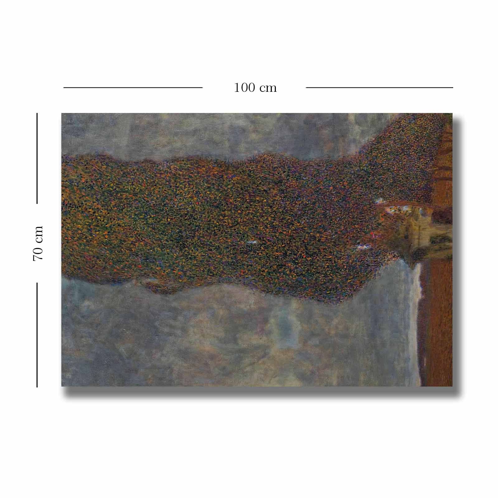 Quadro Decorativo em Tela 70x100cm - Moldura de Madeira Premium - Arte Multicolor para Transformar o Seu Espaço