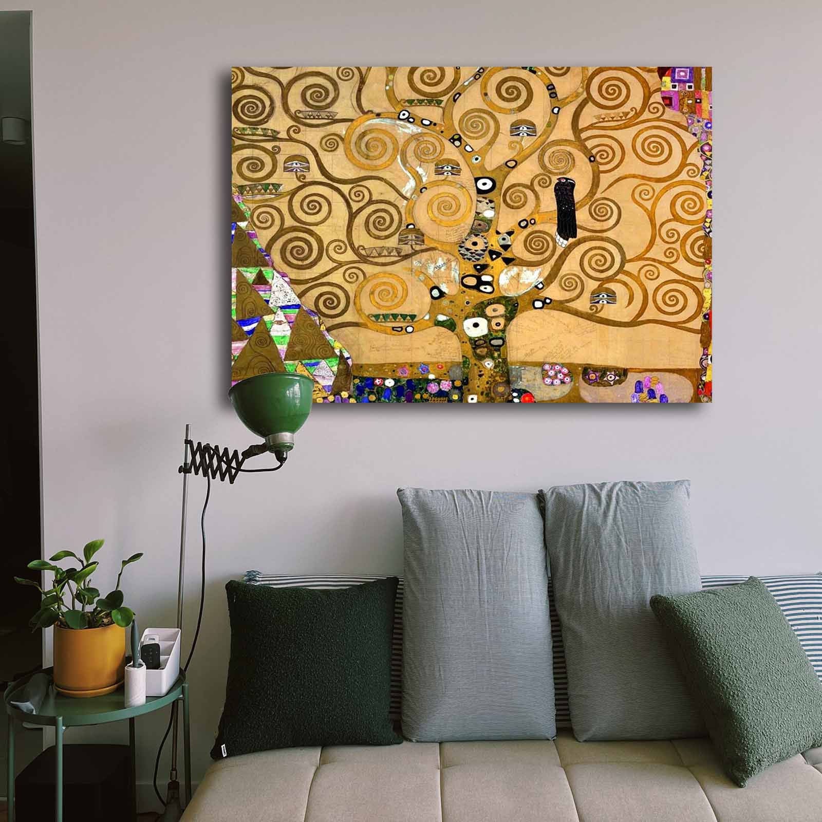 Quadro Decorativo em Tela 70x100cm - Moldura de Madeira Premium - Arte Multicolor para Transformar o Seu Espaço