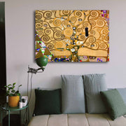 Quadro Decorativo em Tela 70x100cm - Moldura de Madeira Premium - Arte Multicolor para Transformar o Seu Espaço