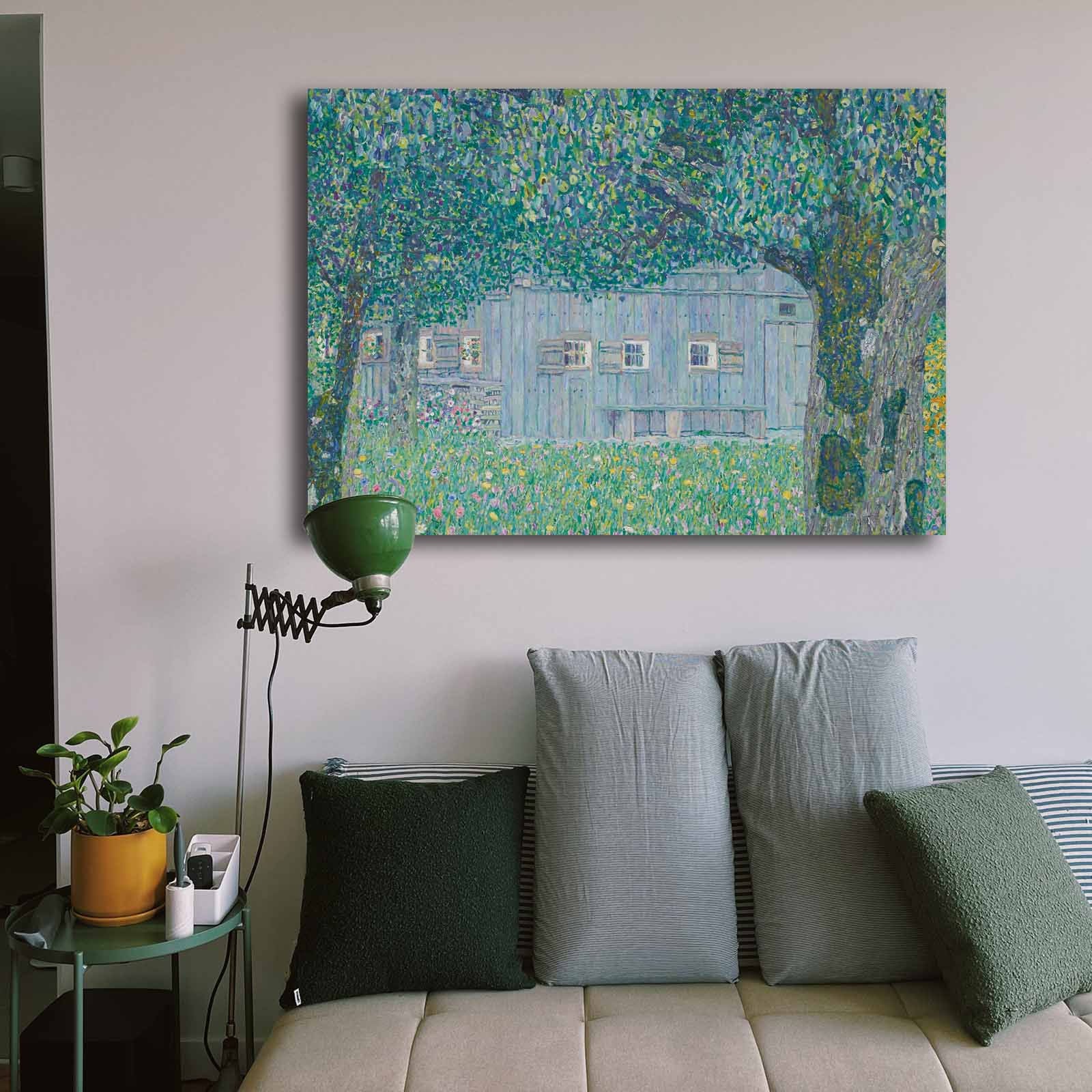 Quadro Decorativo em Tela 70x100cm - Moldura de Madeira Premium - Arte Multicolor para Transformar o Seu Espaço