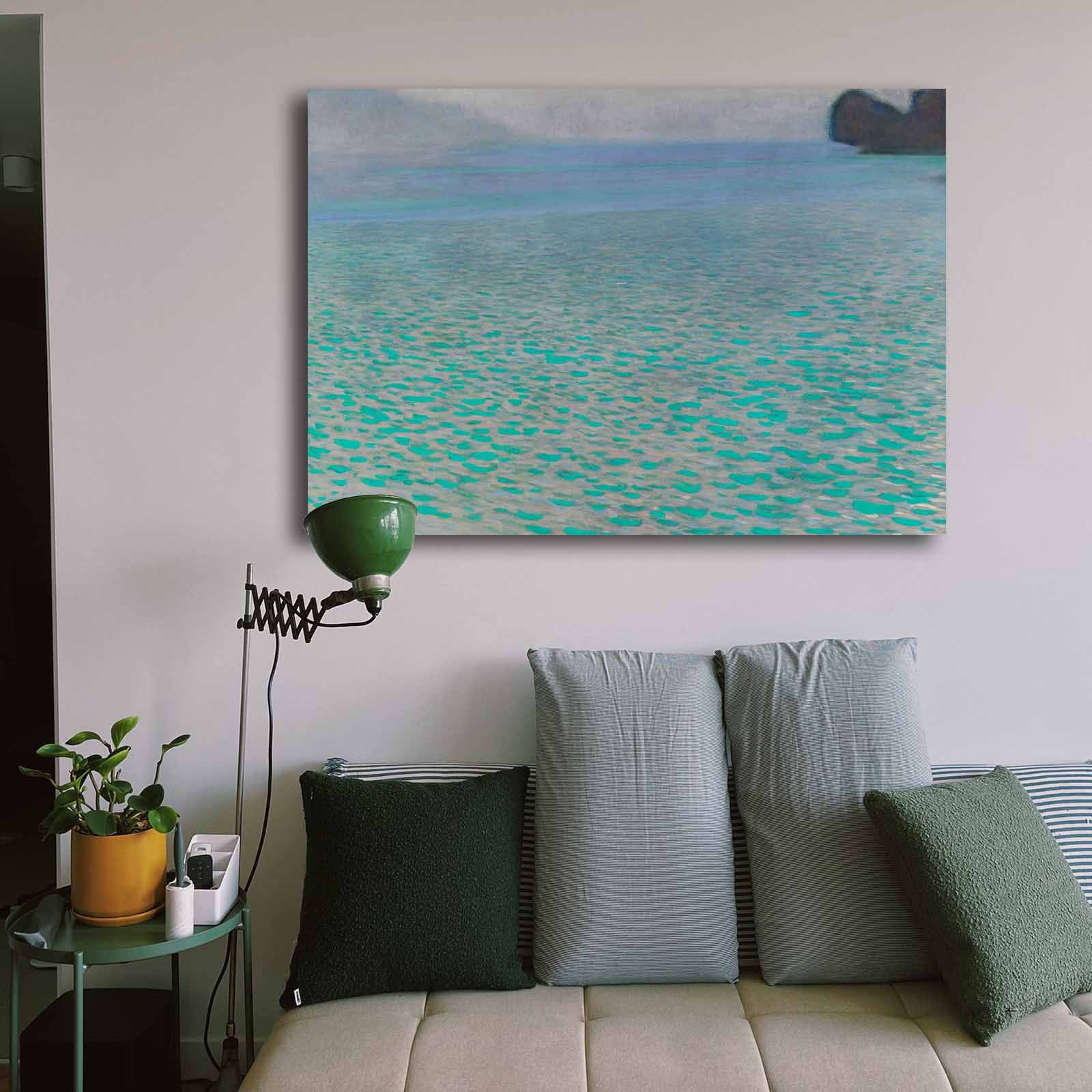 Quadro Decorativo em Tela 70x100cm - Moldura de Madeira Premium - Arte Multicolor para Transformar o Seu Espaço