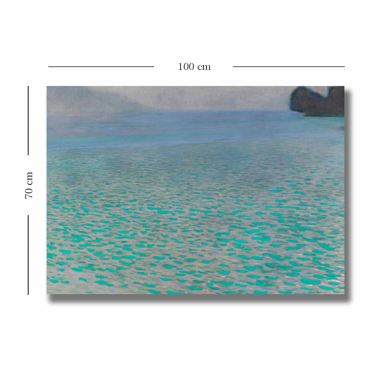 Quadro Decorativo em Tela 70x100cm - Moldura de Madeira Premium - Arte Multicolor para Transformar o Seu Espaço