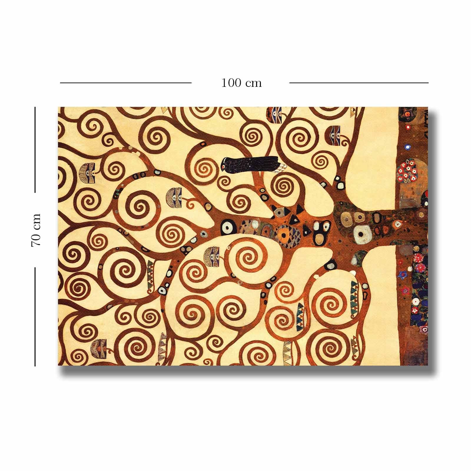 Quadro Decorativo em Tela 70x100cm - Moldura de Madeira Premium - Arte Multicolor para Transformar o Seu Espaço