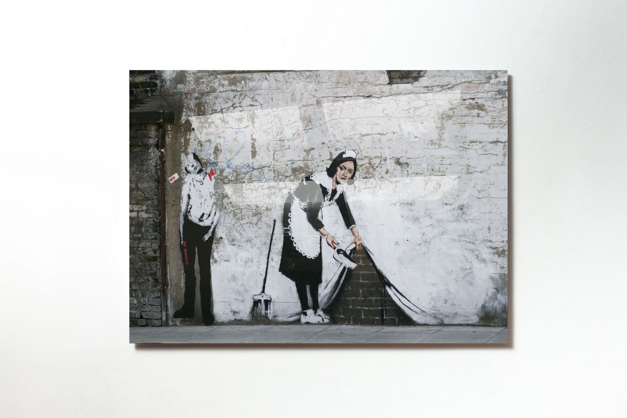 Arte Decorativa em Vidro Temperado 1861 - Pintura Multicolor 45x65cm para Decoração de Interiores