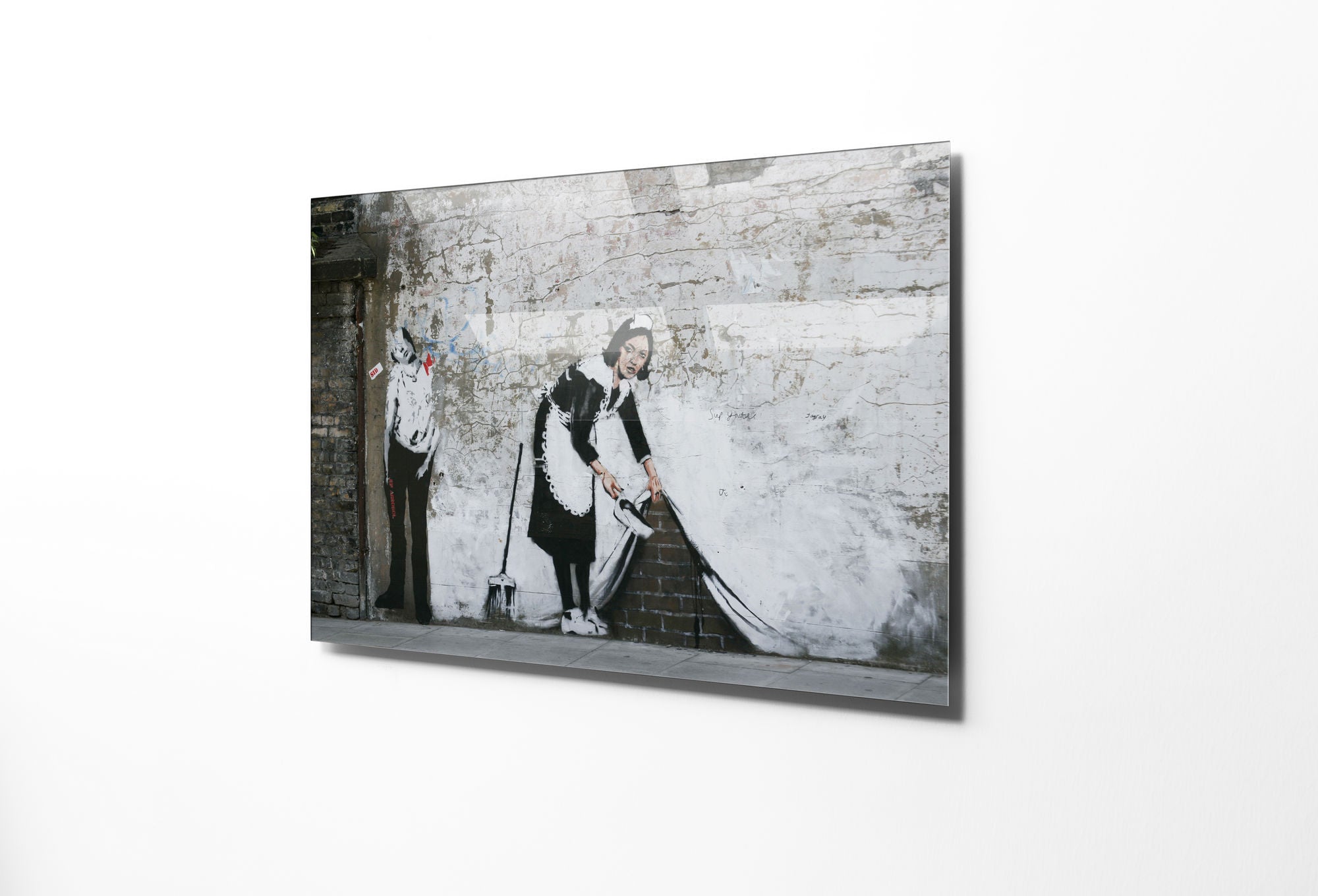 Arte Decorativa em Vidro Temperado 1861 - Pintura Multicolor 45x65cm para Decoração de Interiores