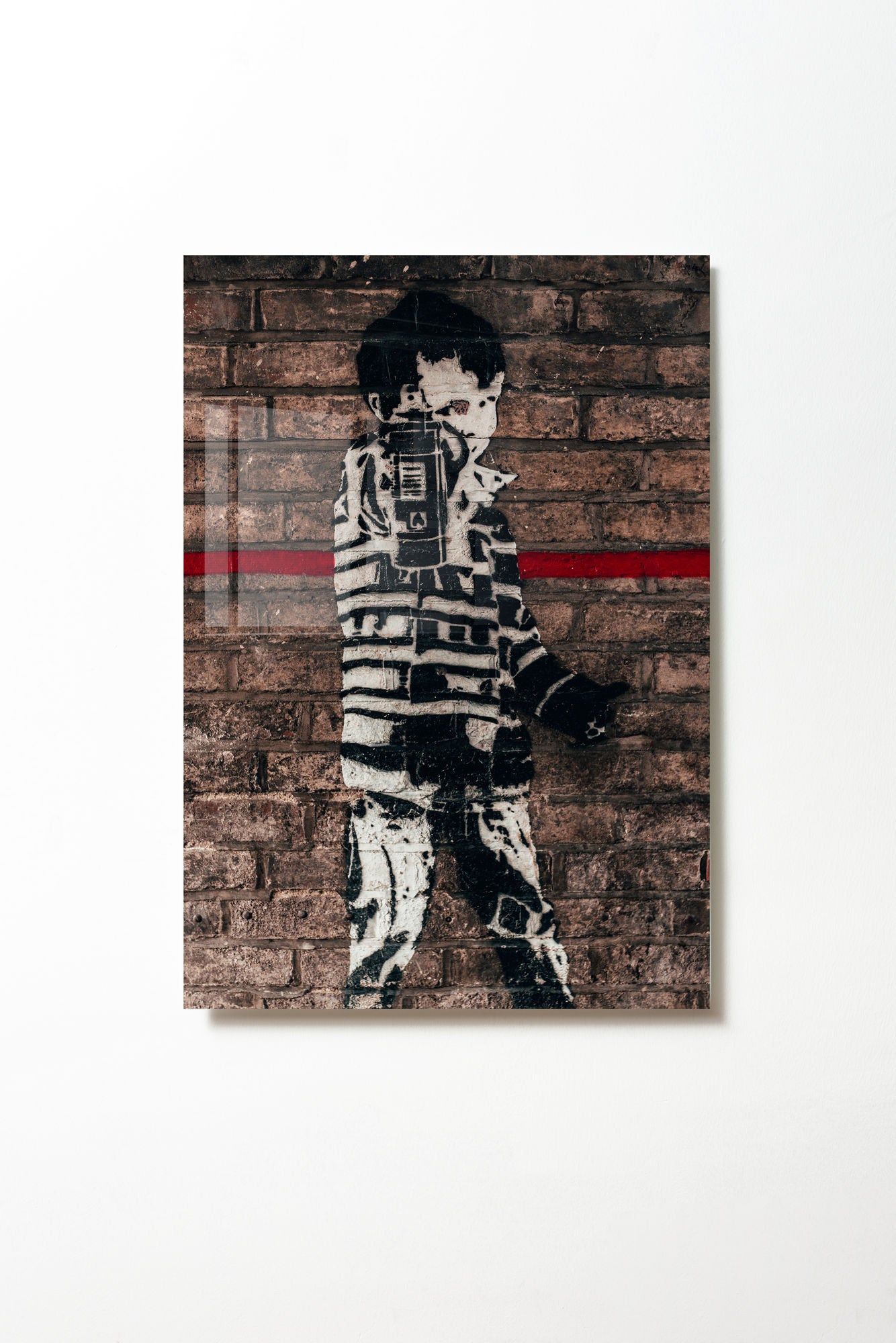 Arte Decorativa em Vidro Temperado Multicolor 45x65cm - Pintura Moderna Resistente para Decoração de Interiores