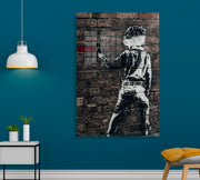 Arte Decorativa em Vidro Temperado 1863 - Pintura Multicolor 45x65cm para Decoração de Interiores