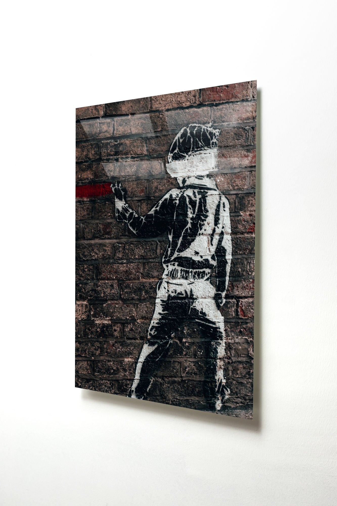 Arte Decorativa em Vidro Temperado 1863 - Pintura Multicolor 45x65cm para Decoração de Interiores