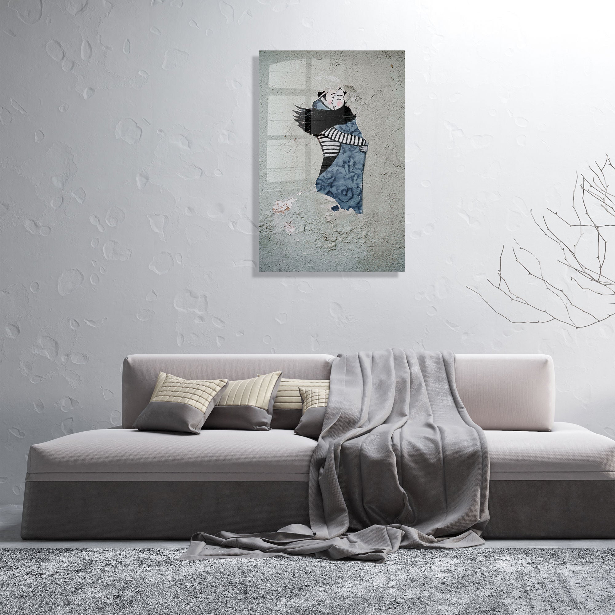 Quadro Decorativo em Vidro Temperado Multicolor 70x100cm - Arte Moderna para Transformar o Seu Espaço