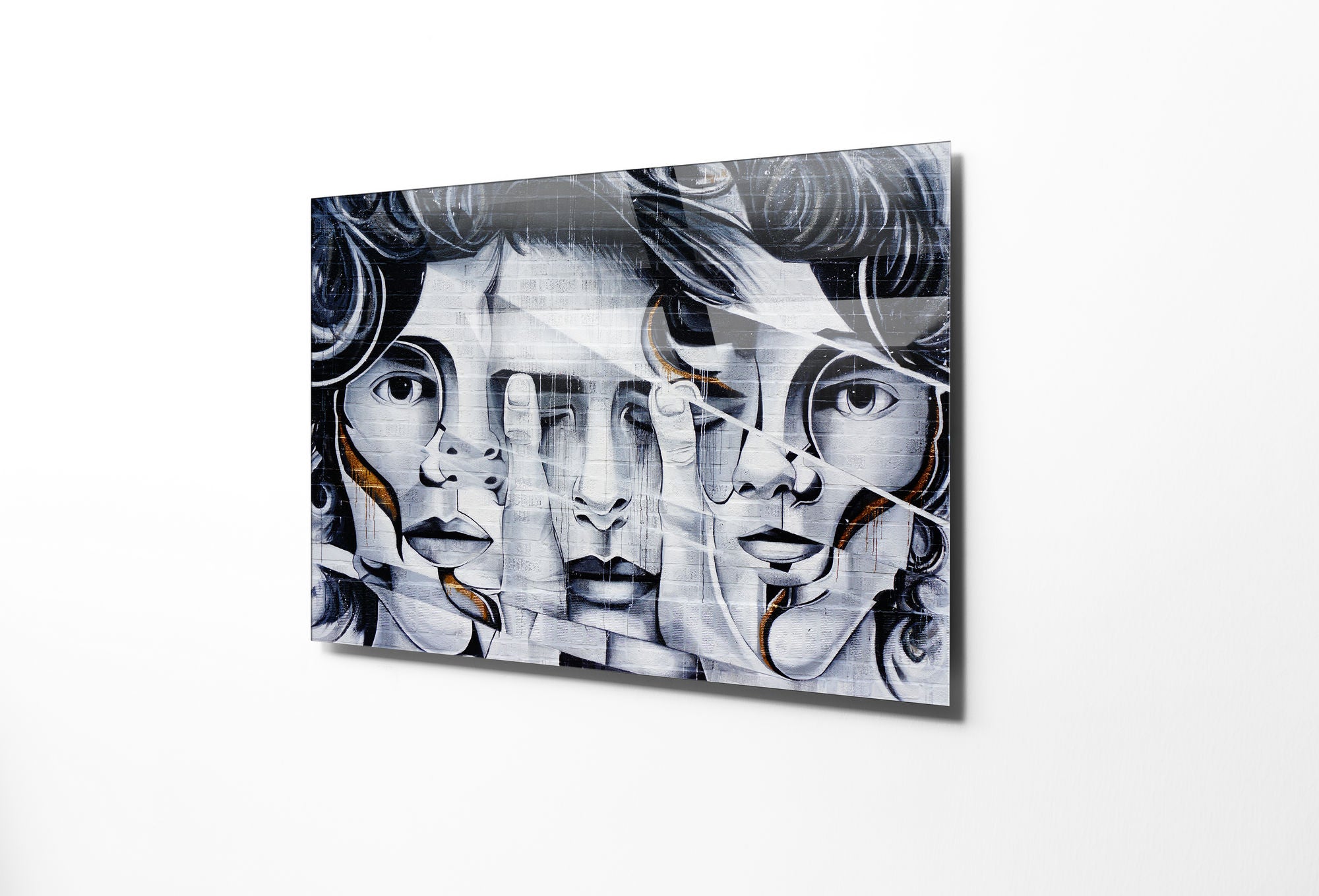 Quadro Decorativo em Vidro Temperado Multicolor 45x65cm - Arte Moderna para Transformar o Seu Espaço