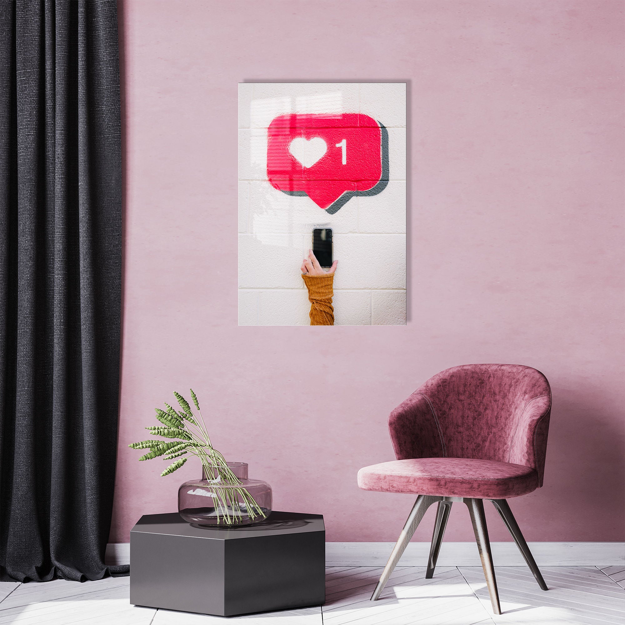 Quadro Decorativo em Vidro Temperado Multicolor 50x70cm - Arte Moderna para Transformar o Seu Espaço