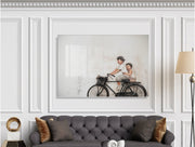 Arte em Vidro Temperado Decorativo 1875 - Pintura Multicolor 30x45cm para Decoração de Interiores