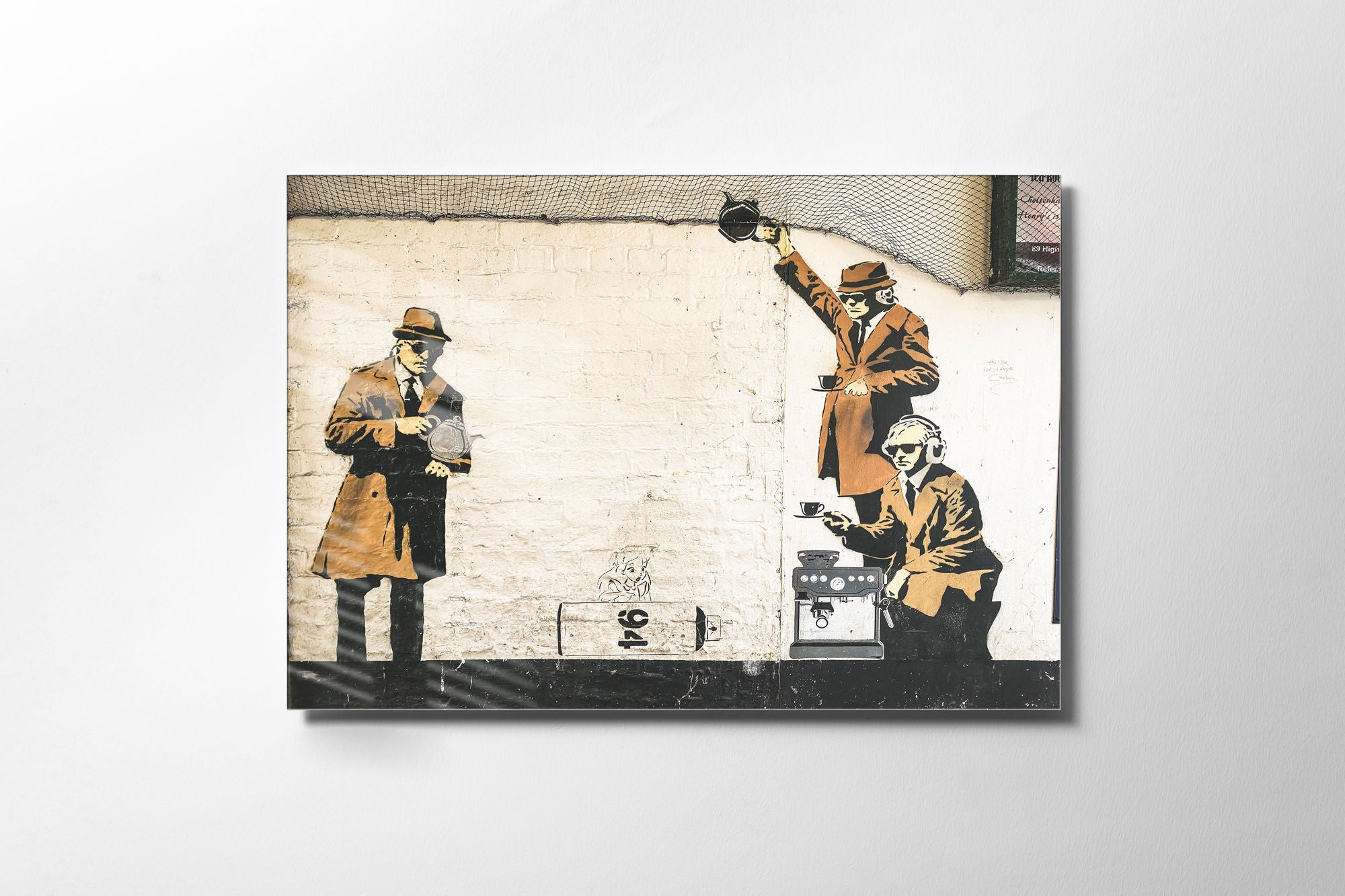 Arte Decorativa em Vidro Temperado 1880 - Pintura Multicolor 70x100cm para Decoração de Interiores