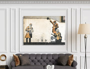 Quadro Decorativo em Vidro Temperado Multicolor 50x70cm - Arte Moderna para Decoração de Interiores