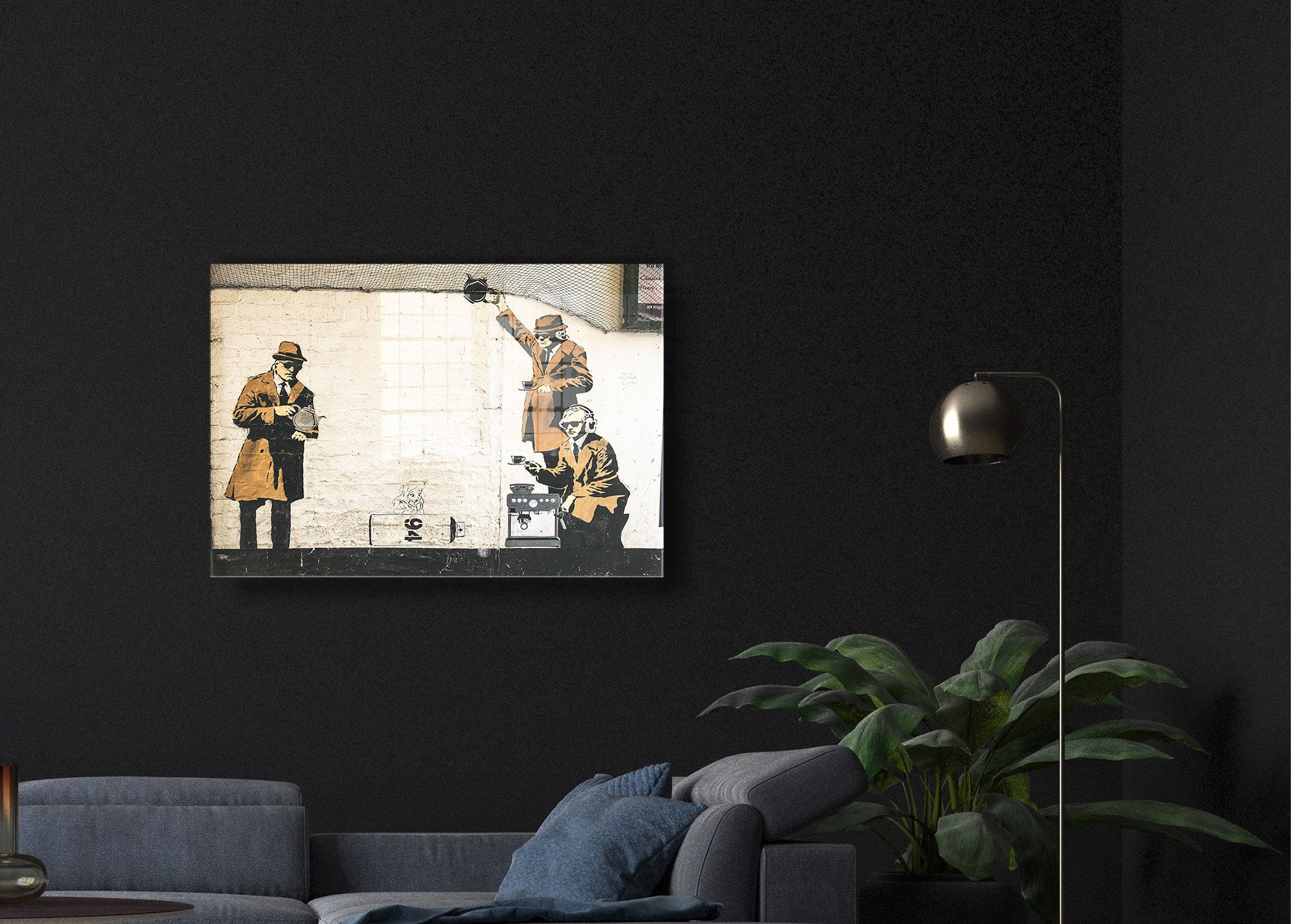 Quadro Decorativo em Vidro Temperado Multicolor 50x70cm - Arte Moderna para Decoração de Interiores