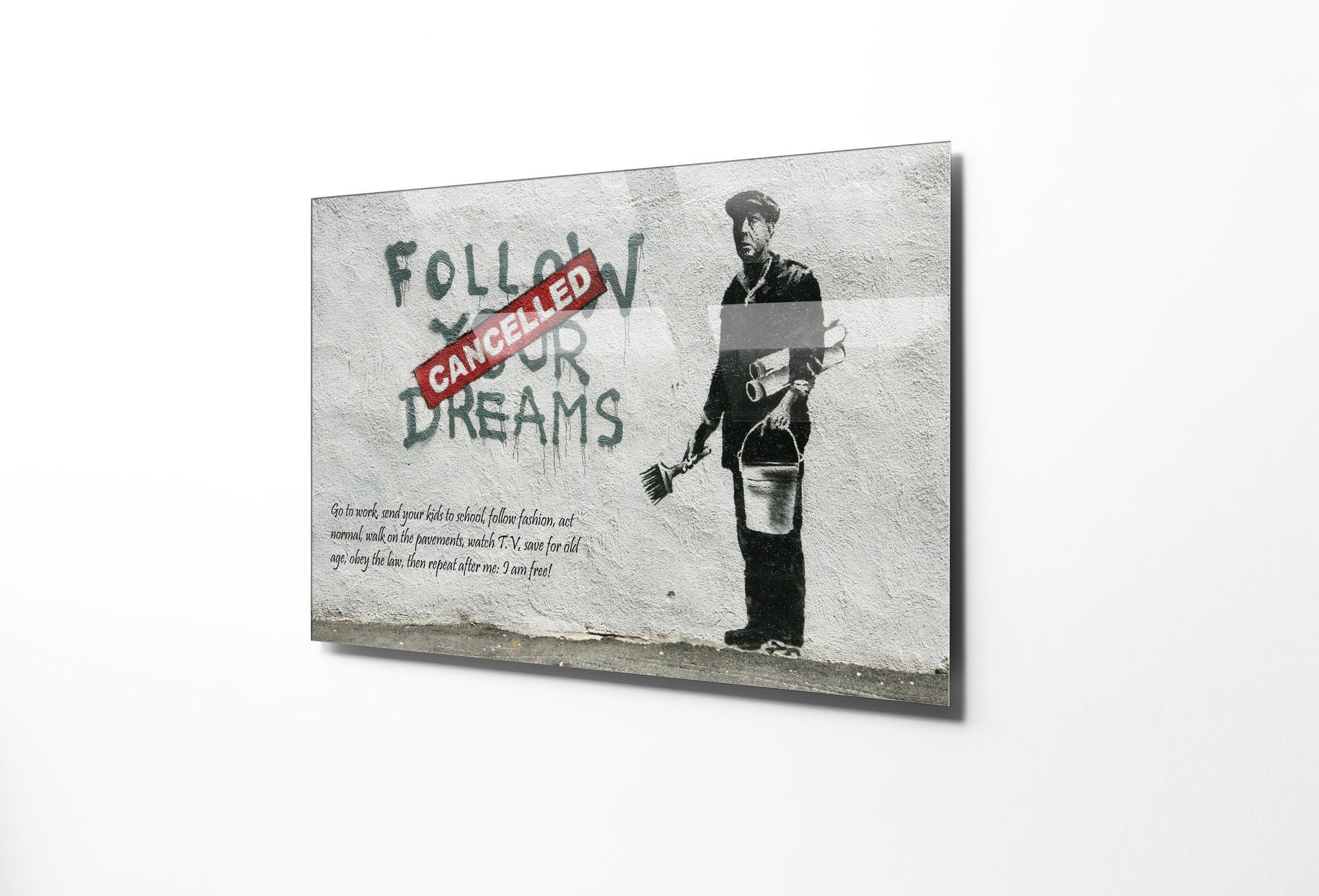 Arte Decorativa em Vidro Temperado UV-022 - Pintura Multicolor 70x100cm - Qualidade Premium 4mm