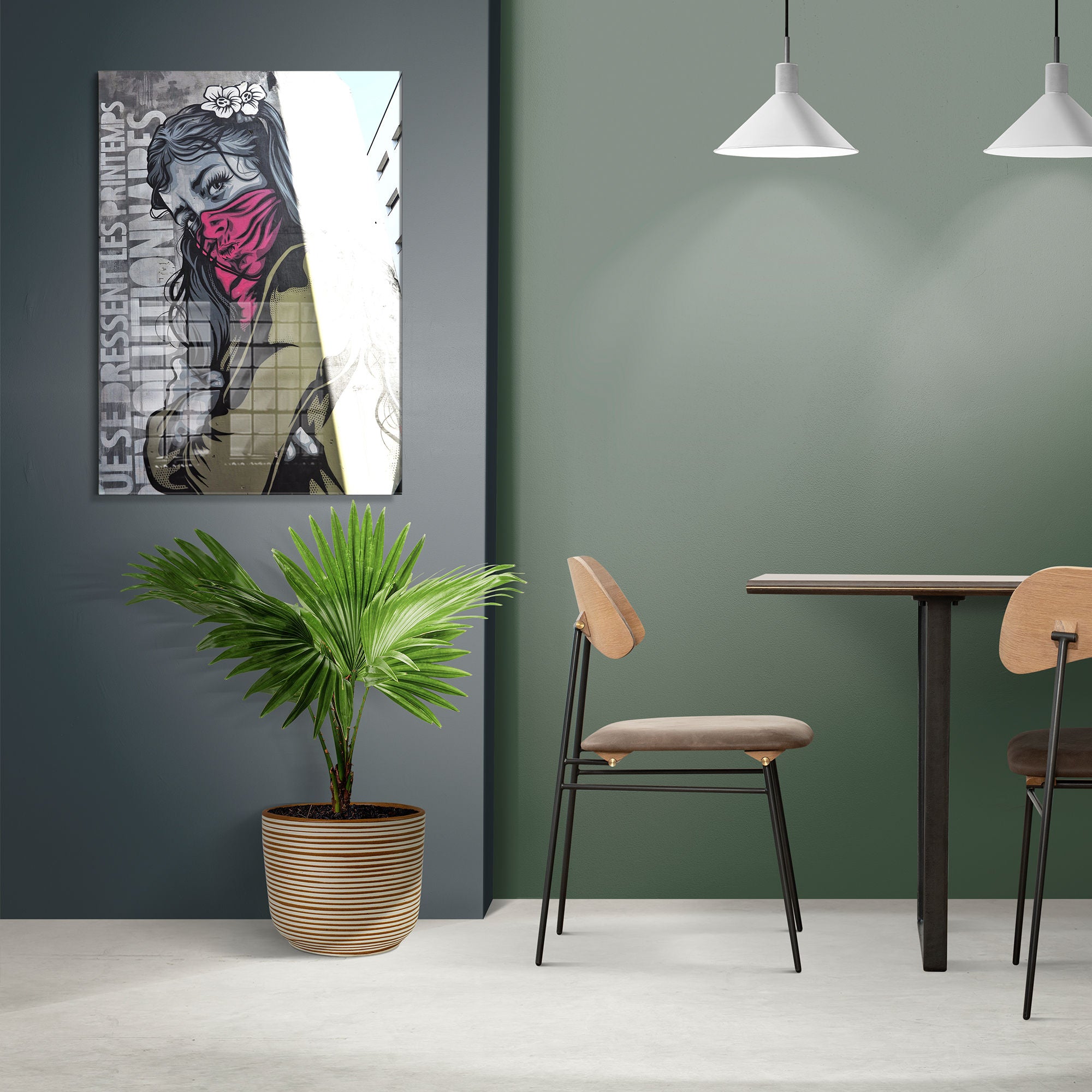 Quadro Decorativo em Vidro Temperado Multicolor 45x65cm - Arte Moderna para Transformar o Seu Espaço
