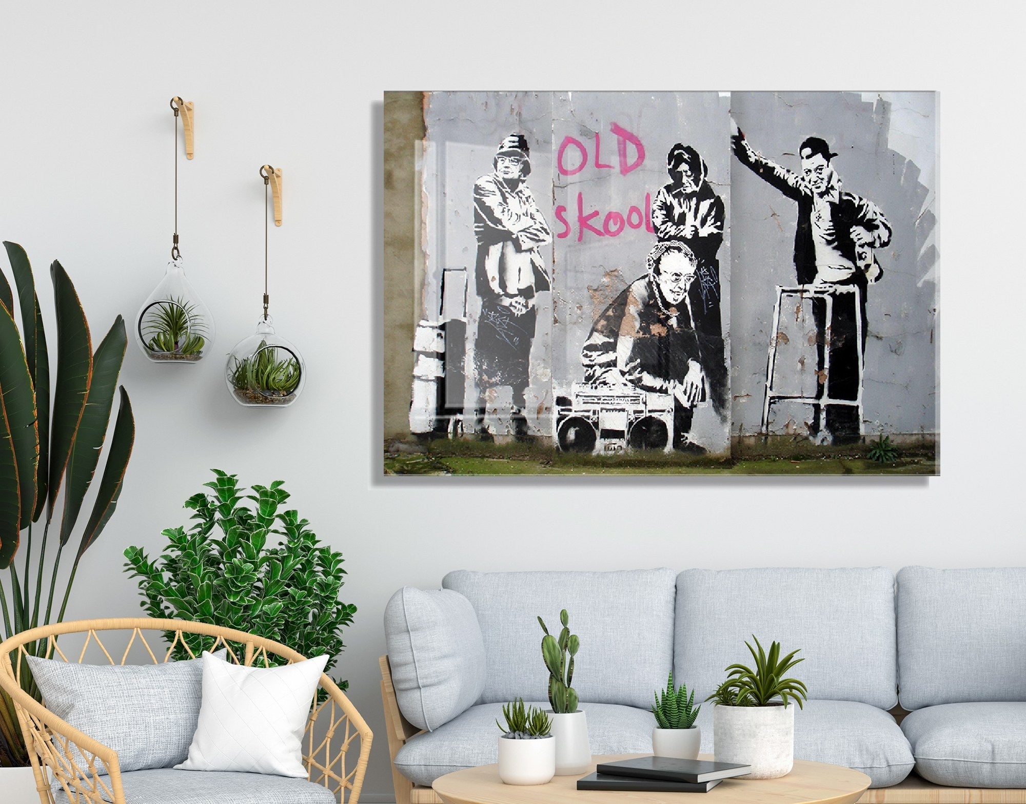 Quadro Decorativo em Vidro Temperado 1887 - 30x45cm Multicolor