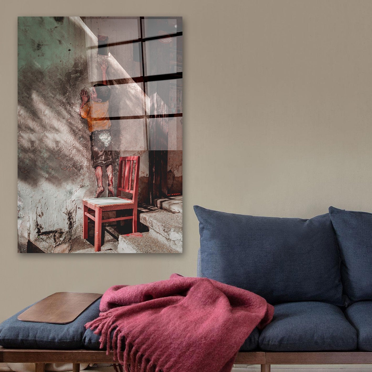 Arte em Vidro Temperado Multicolor 1888 - Pintura Decorativa 70x100cm Resistente e Elegante