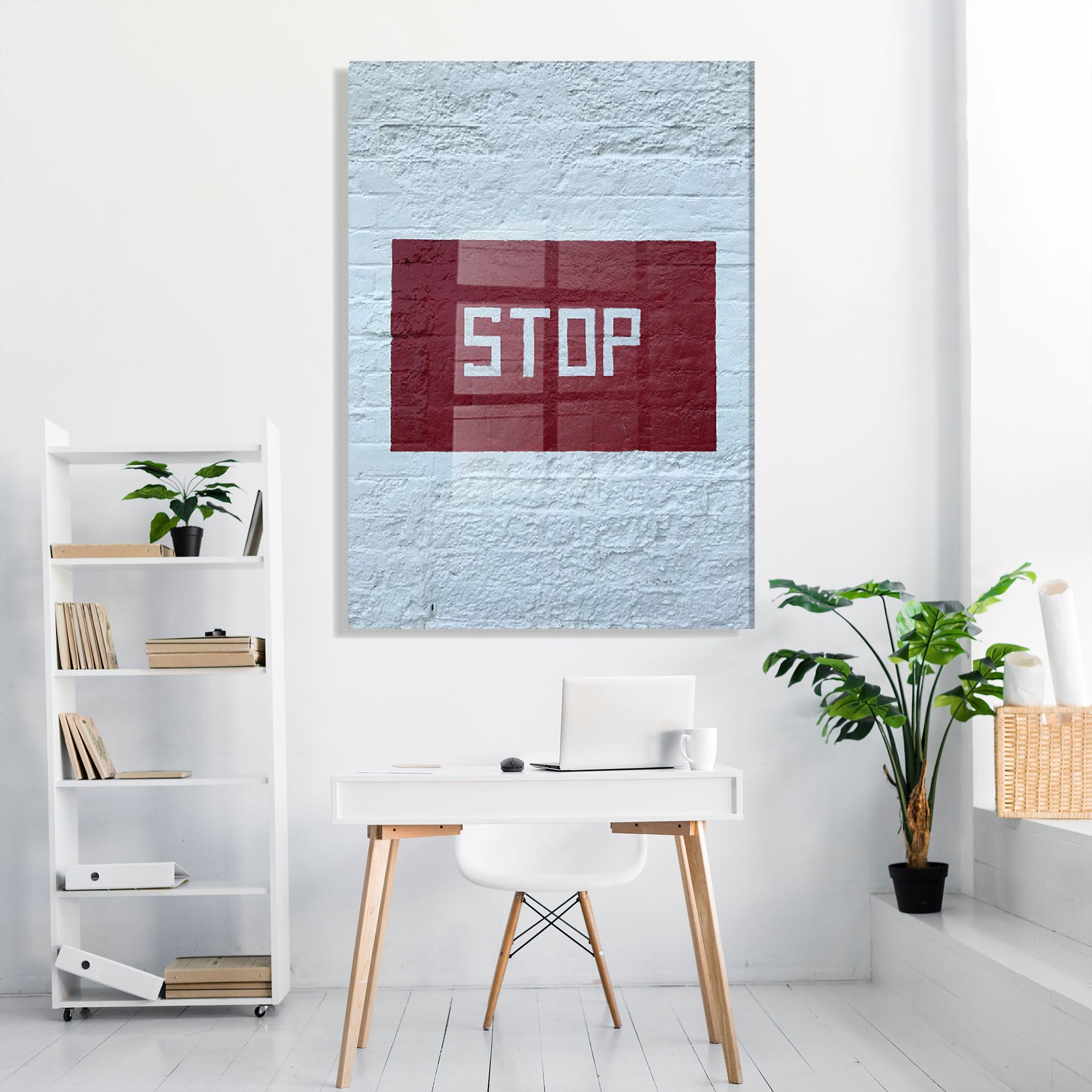 Arte em Vidro Temperado Multicolor 70x100cm - Pintura Decorativa Resistente e Elegante para Casa