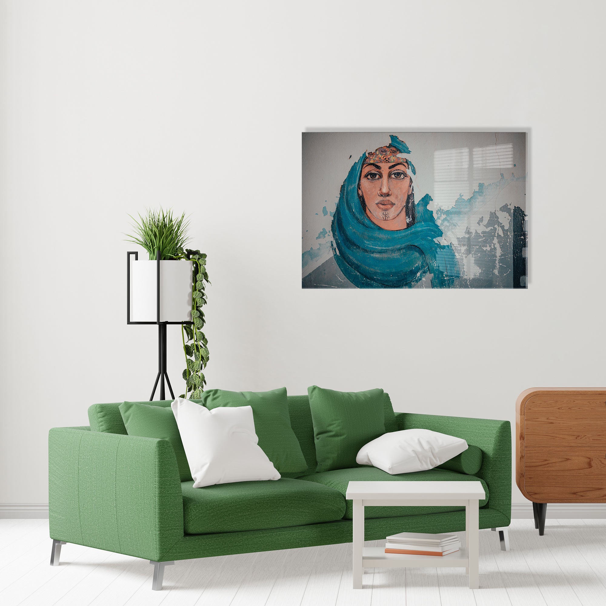 Quadro Decorativo em Vidro Temperado Multicolor 30x45cm - Arte Moderna para Decoração de Interiores