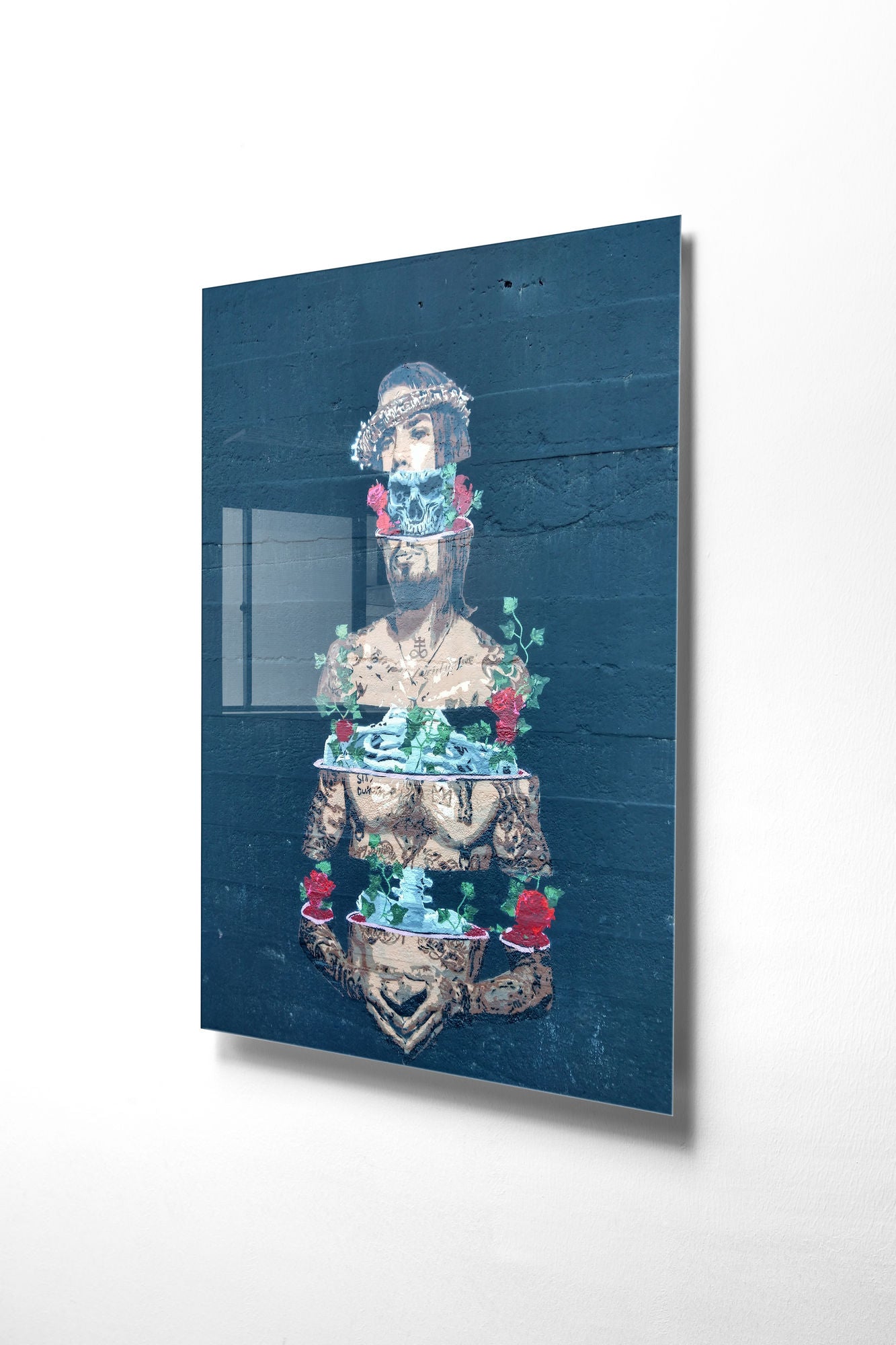 Quadro Decorativo em Vidro Temperado Multicolor 70x100cm - Arte Moderna para Transformar o Seu Espaço