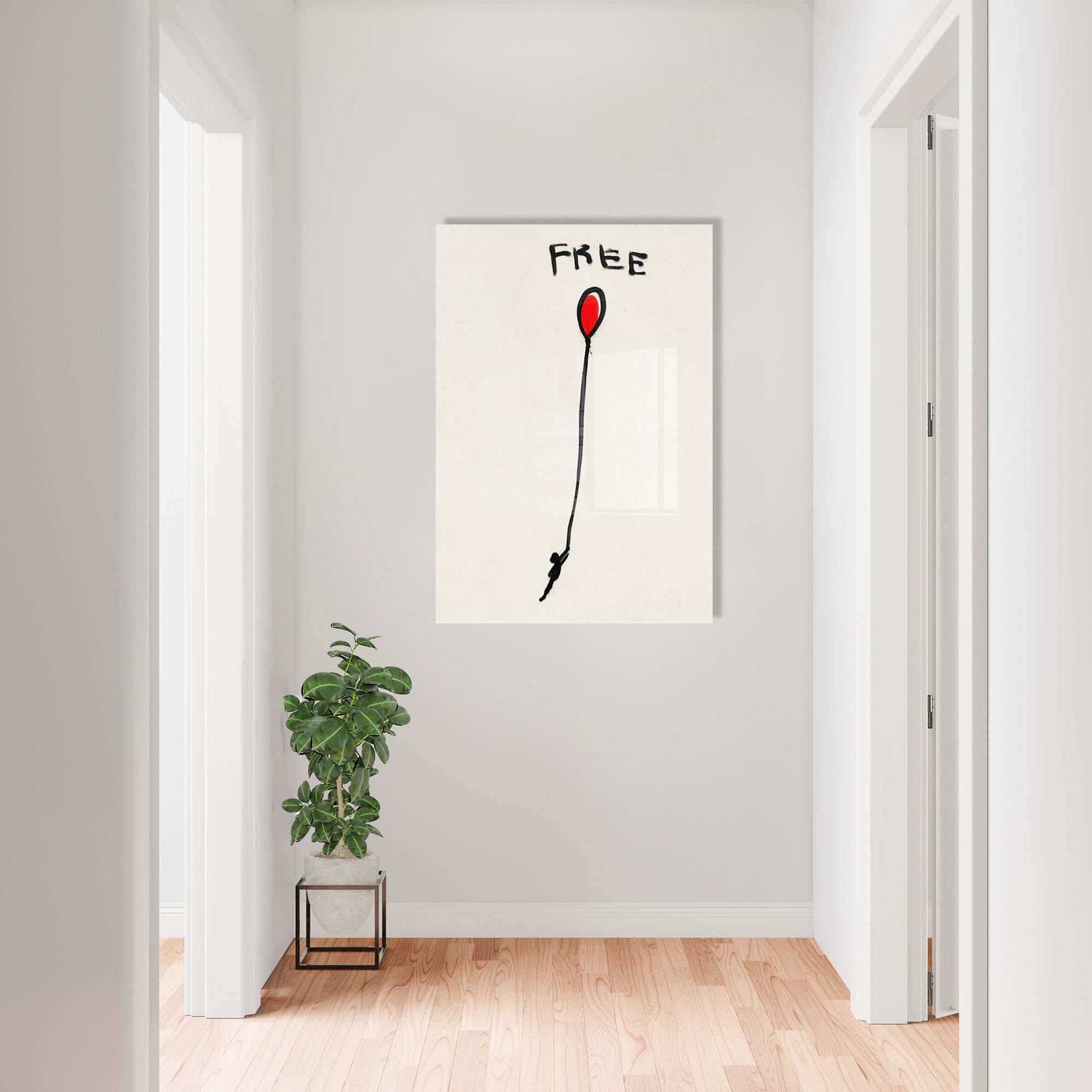 Pintura decorativa em vidro temperado – 50 x 70 cm – 100% vidro temperado – 4 mm de espessura