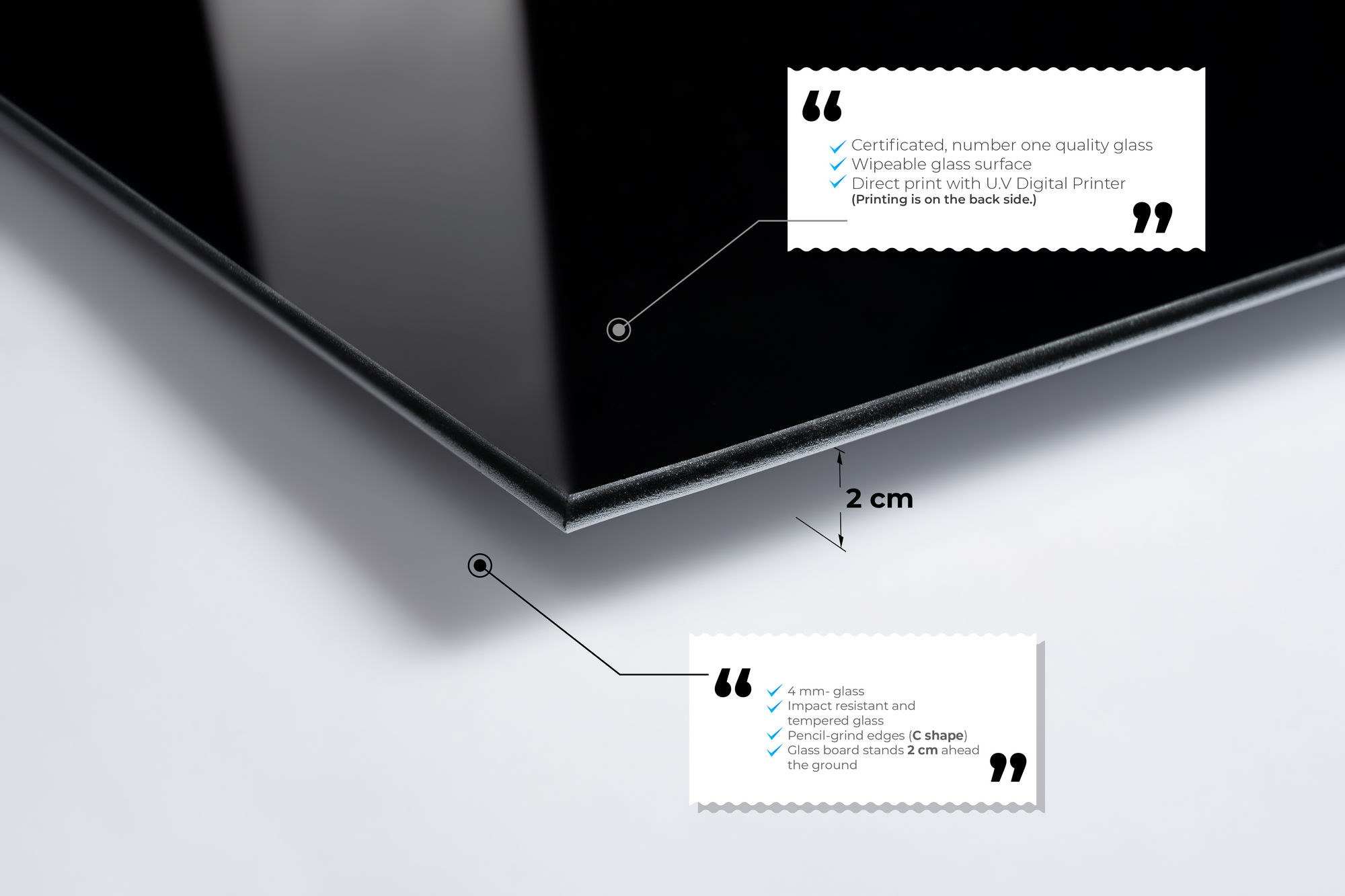 Pintura decorativa em vidro temperado – 50 x 70 cm – 100% vidro temperado – 4 mm de espessura