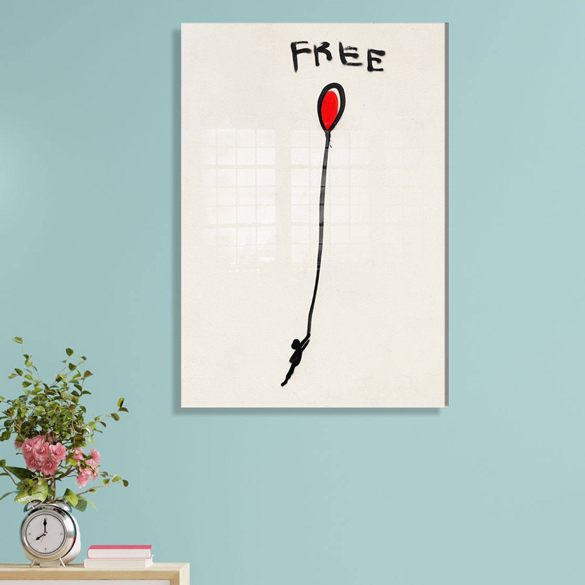 Quadro decorativo – 45 x 65 cm – vidro temperado